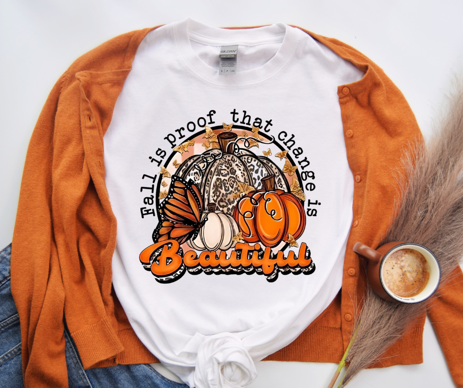 "Change Is Beautiful" Short Sleeve Tshirt