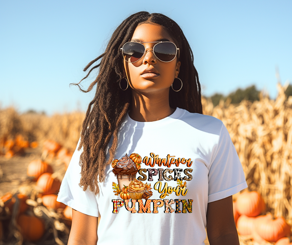 "Spices Your Pumpkin" Short Sleeve Tshirt