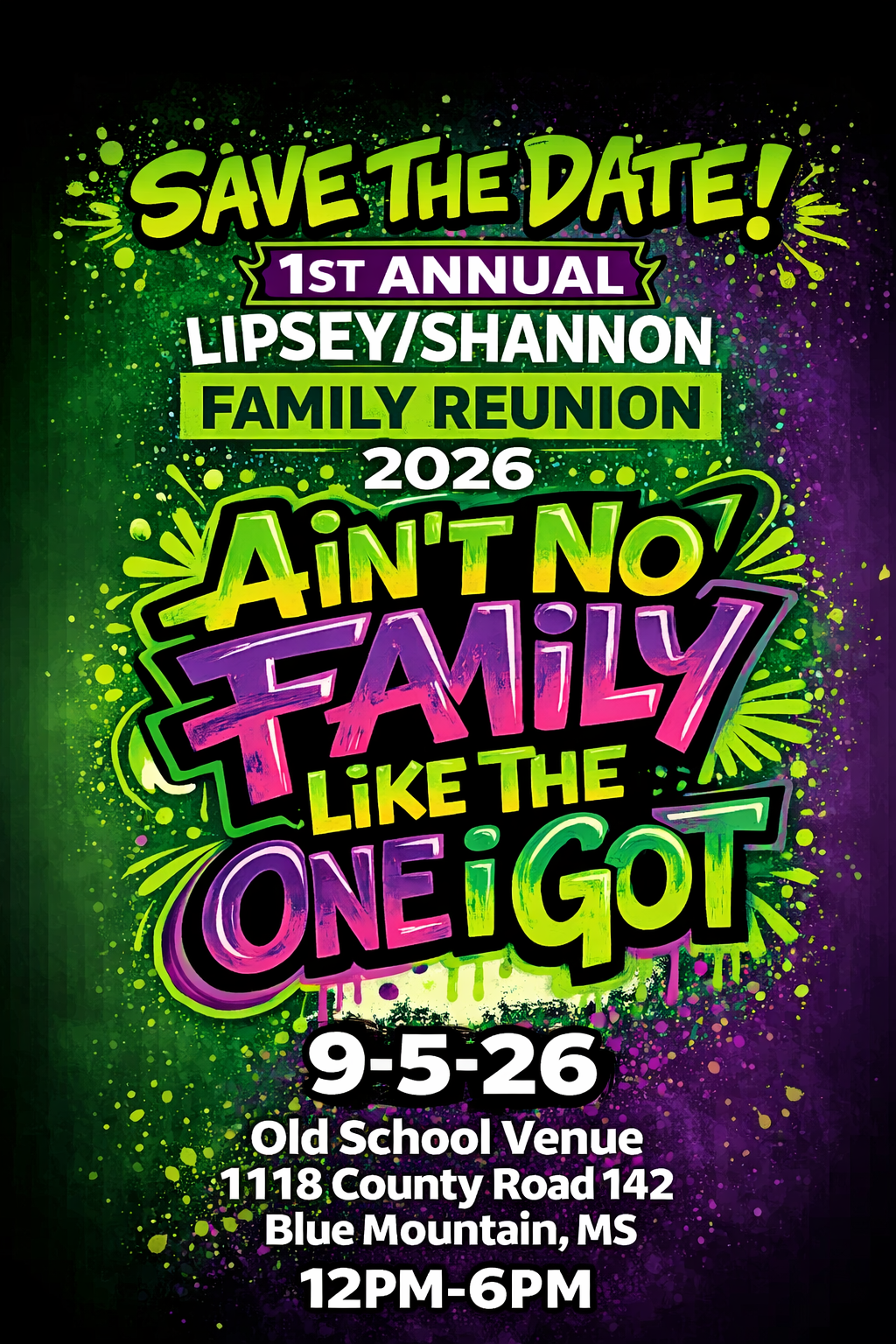 Lipsey-Shannon Family Reunion