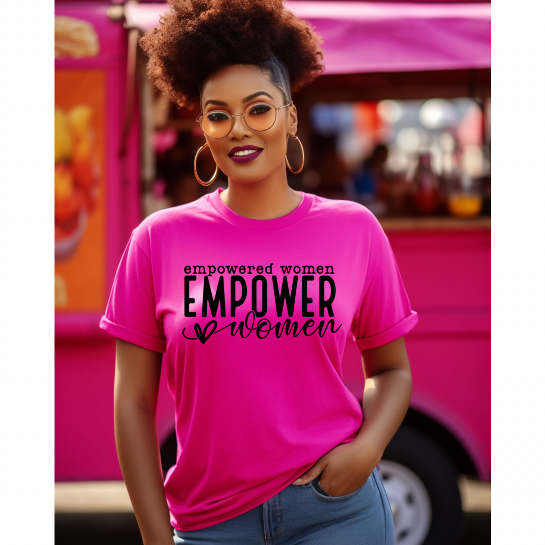 Empowered Women Motivational Tshirt