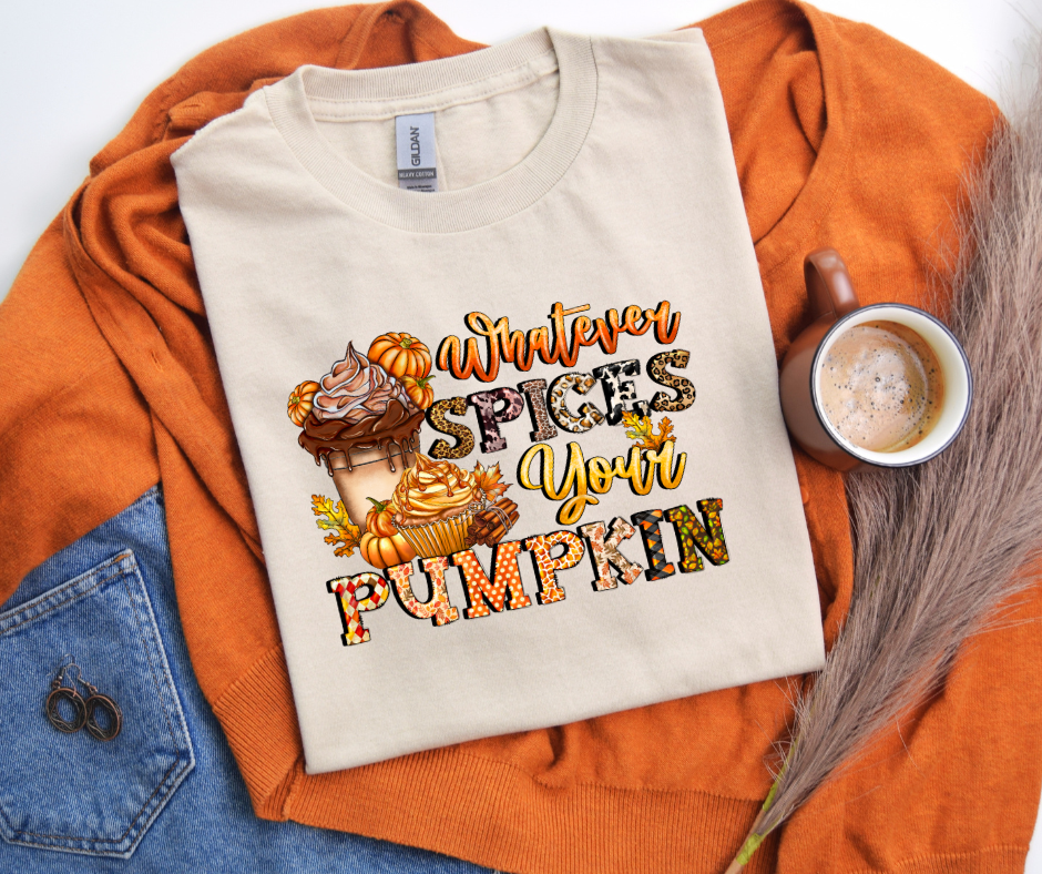 "Spices Your Pumpkin" Short Sleeve Tshirt