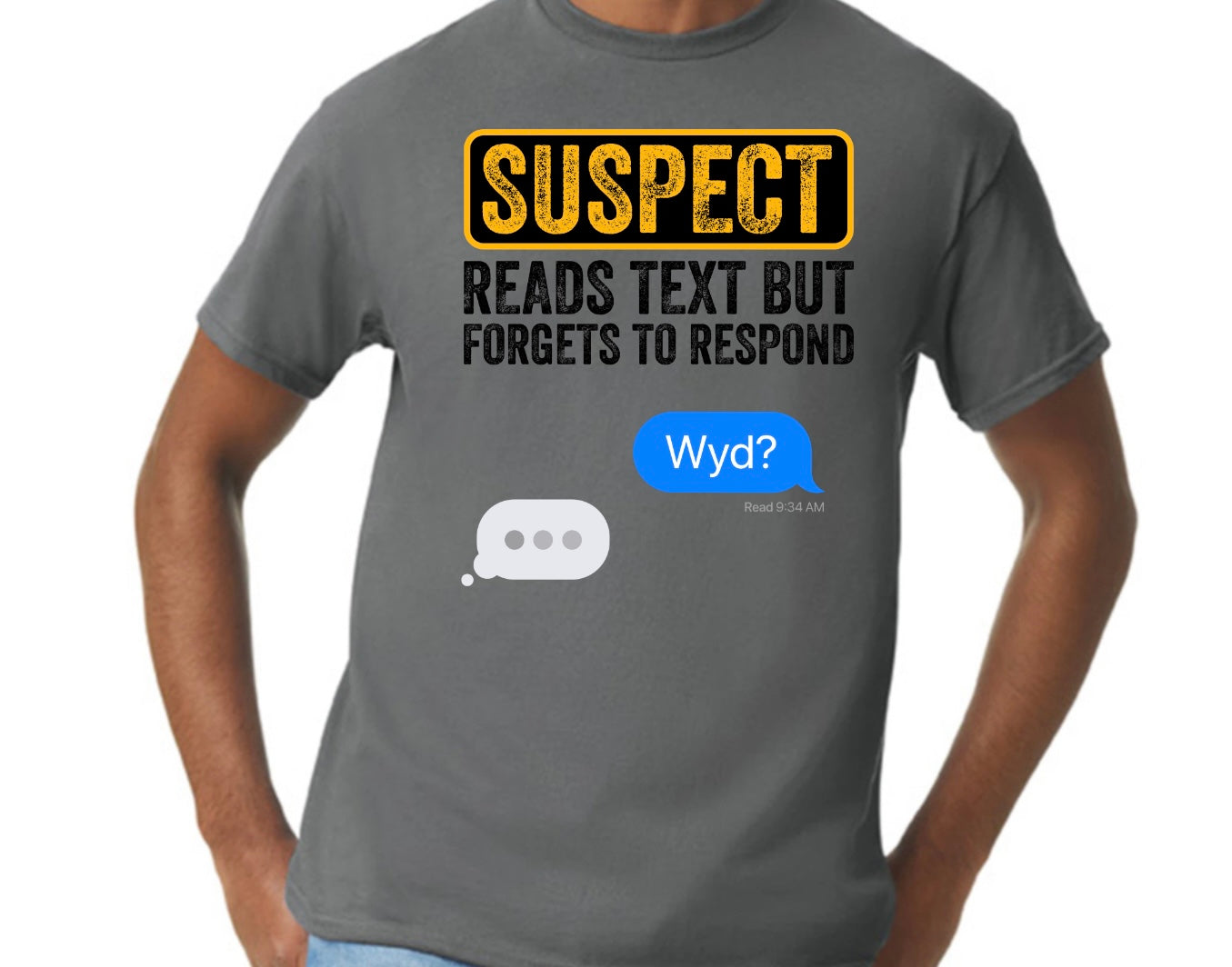Forgetful Suspect Graphic Tshirt