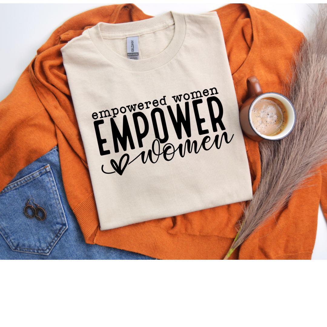Empowered Women Motivational Tshirt