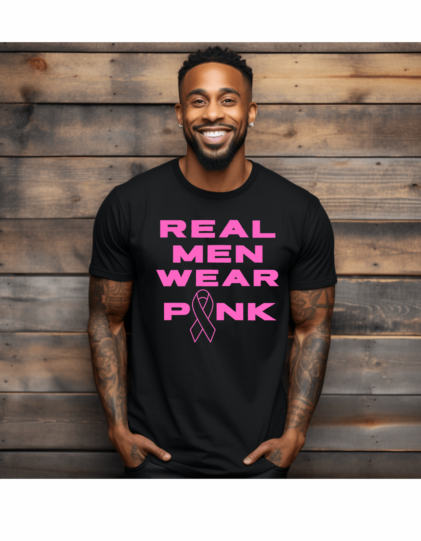 Real Men Wear Pink Tshirt