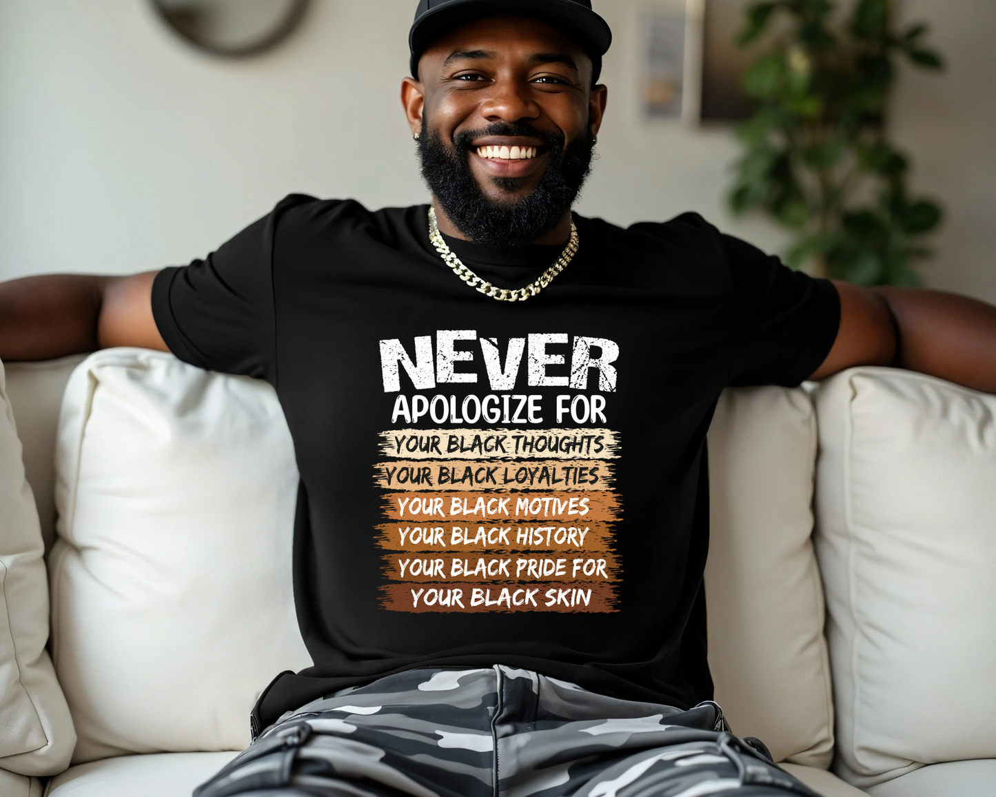 Never Apologize Unisex Tshirt