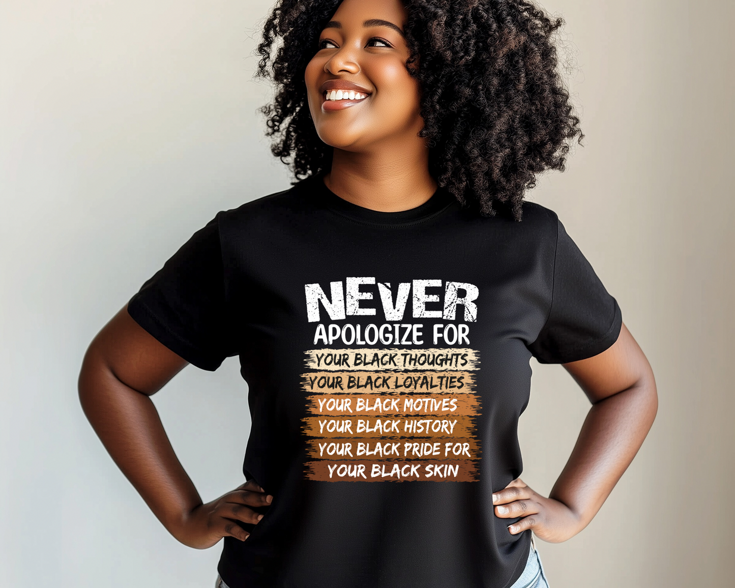 Never Apologize Unisex Tshirt